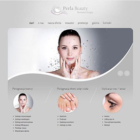 Strona internetowa - Perla Beauty